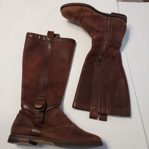 COLE Haan/nike air Womens Knee High leather Boots Sz-8 - Picture 2 of 9